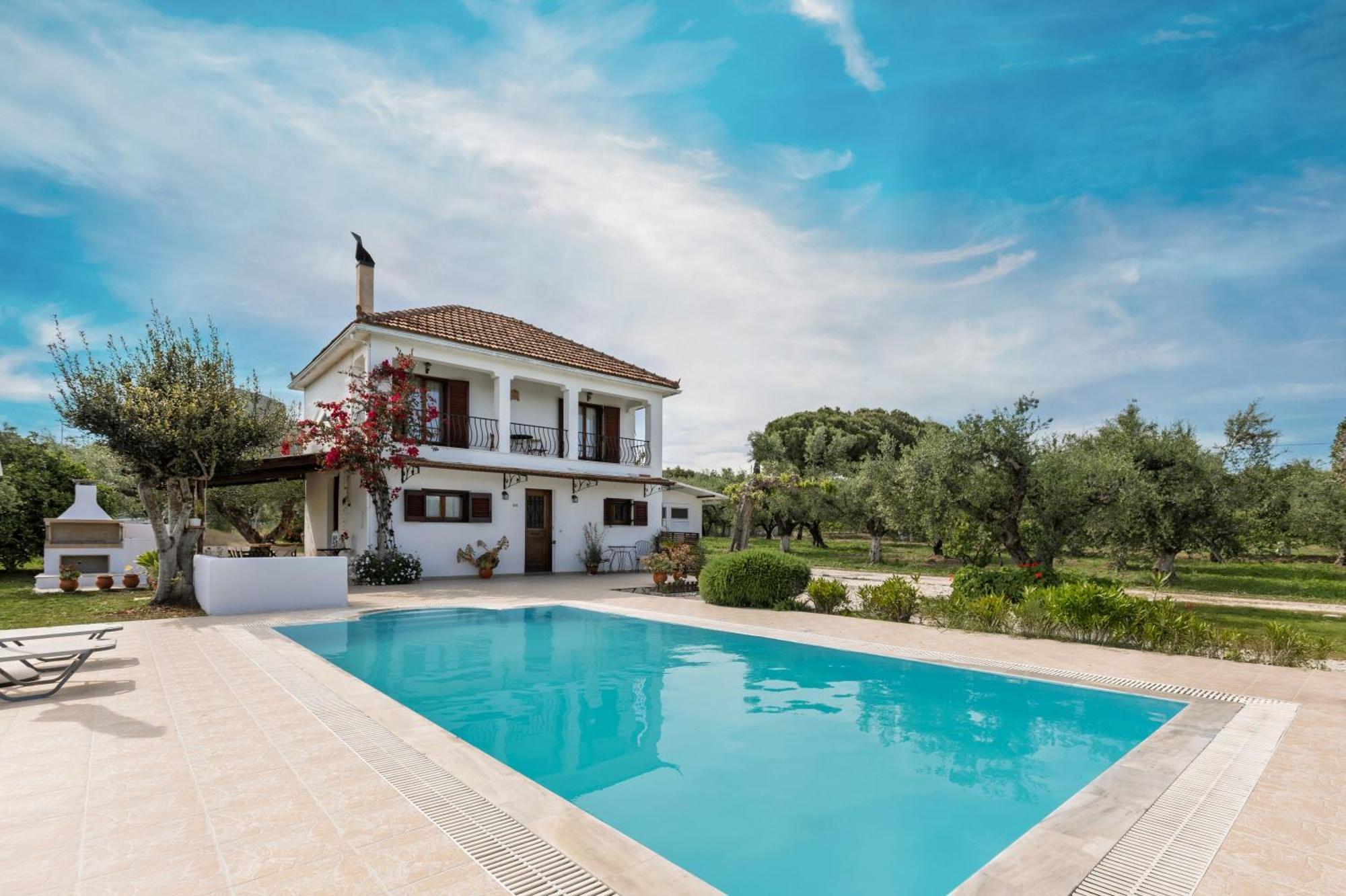 Villa Lola - 3 Bedrooms & Private Pool Lithakia  Luaran gambar